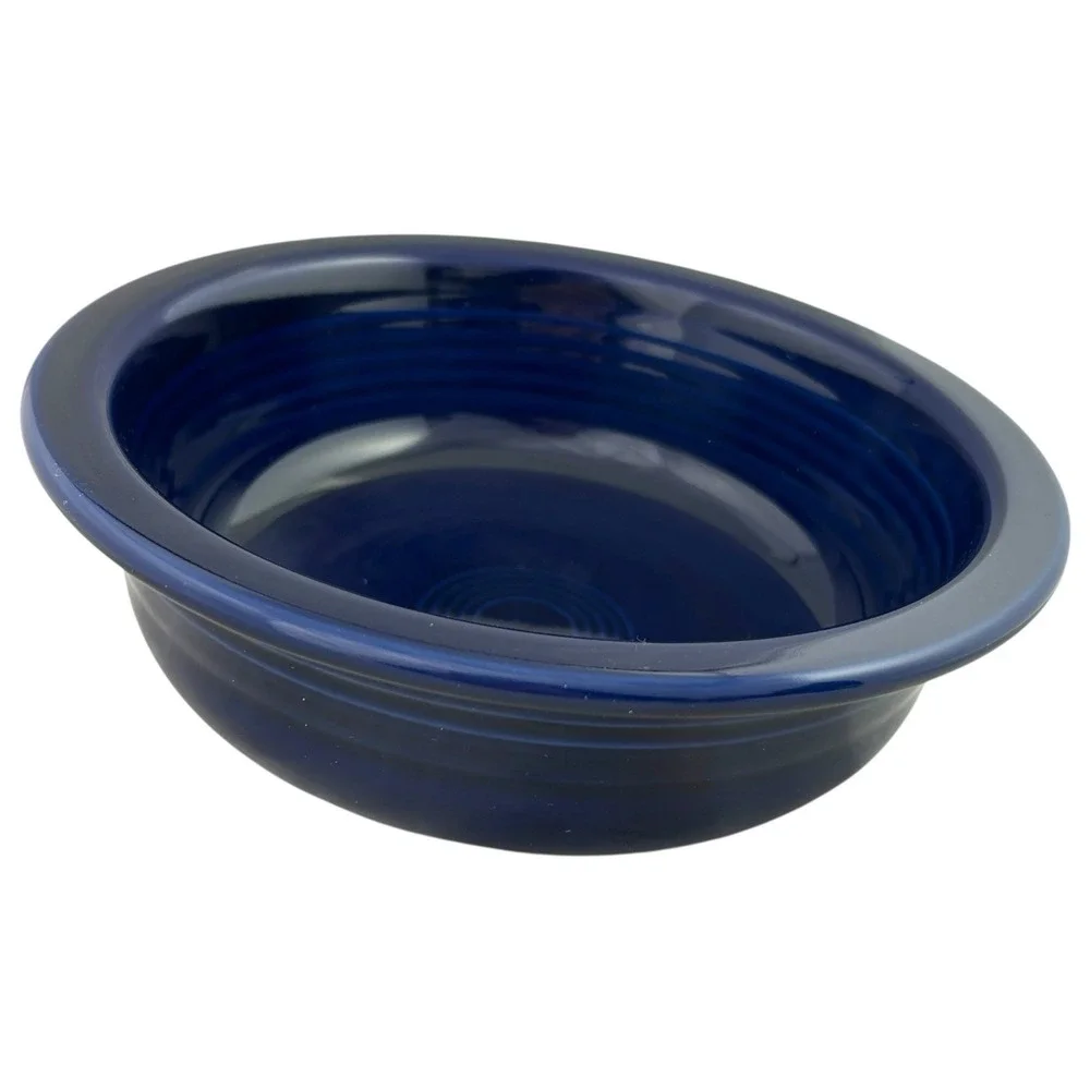 Fiesta Large Classic Bowl 8.25 Cobalt Blue Straight Sides 40 OZ Excellent